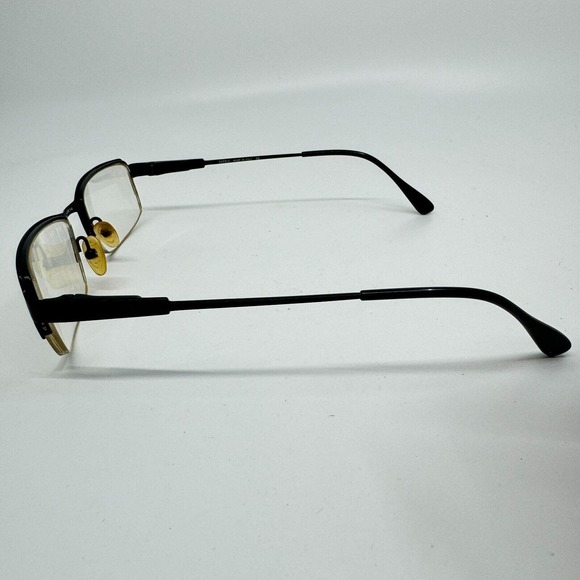 Safilo Elasta 7199T Black 0003 Semi Rim Titanium Eyeglasses 54-19-140 H10317 - Picture 2 of 8